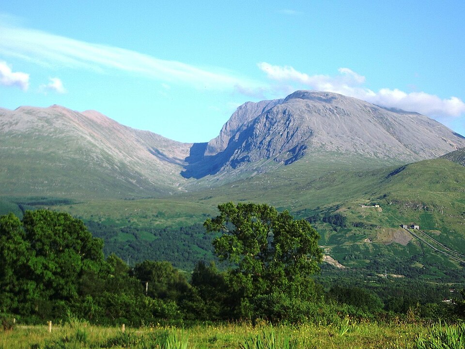 Ben Nevis, 1345 m, Highland