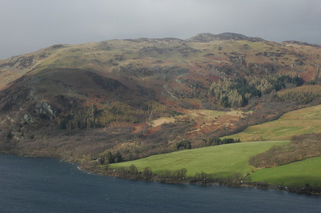 Gowbarrow Fell (Wainwright summit), 481 m, Westmorland and Furness