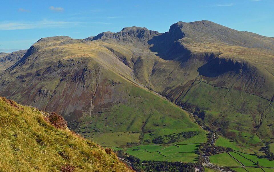 Scafell Pike, 978 m, Cumberland