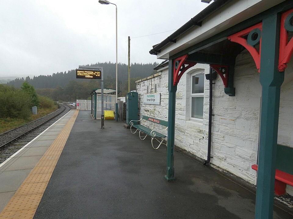 Roman Bridge railway station